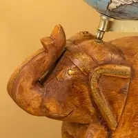 Глобус сувенирный, 25×16×36 см, подставка дерево
