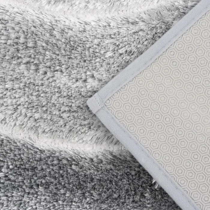 Коврик Доляна Waves, 43&times;61 см, серый