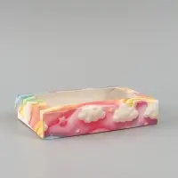 Коробка подарочная складная &laquo;Радуга&raquo;, 20&times;12&times;4 см, с окном