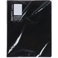Папка с 20 вкладышами А3, 800 мкм, Calligrata, текстура &laquo;песок&raquo;, чёрная