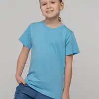 Футболка детская T-Bolka Kids, голубая, 10 лет