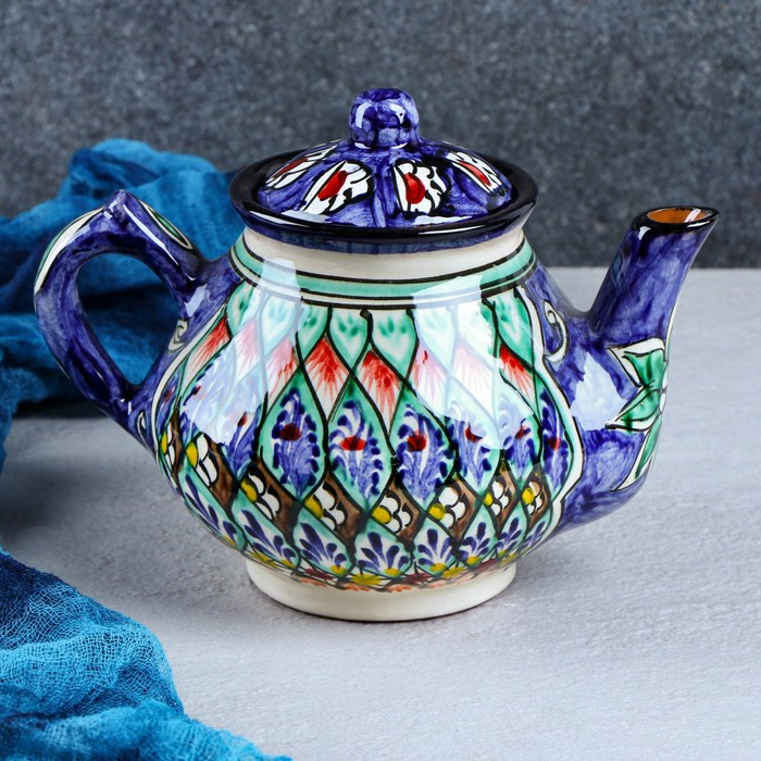 Чайник Риштанская Керамика 700мл микс Чайник Риштанская Керамика 700мл микс