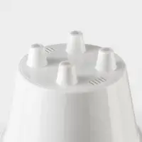 Кашпо для цветов со вставкой Plast-Avenue &laquo;Порто&raquo;, 2.4 л, пластик, белое