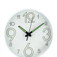 Часы настенные интерьерные &laquo;Классика&raquo;, плавный ход, светящиеся, d=25 см
