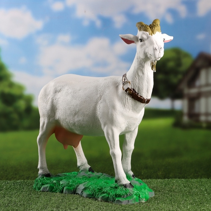 Садовая фигура  Садовая фигура "Коза малая" 44х41х18 см