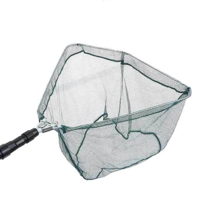 Подсачек складной телескопический Namazu, 150 см, треугольный обод 50 см, капрон Подсачек складной телескопический Namazu, 150 см, треугольный обод 50 см, капрон