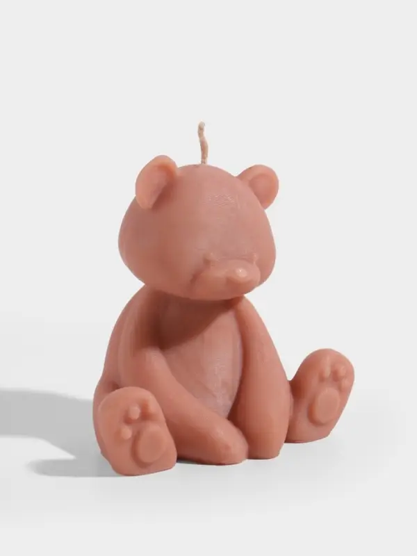 Свеча &laquo;Плюшевый Мишка&raquo;, 6&times;6&times;9 см, соевый воск, МИКС