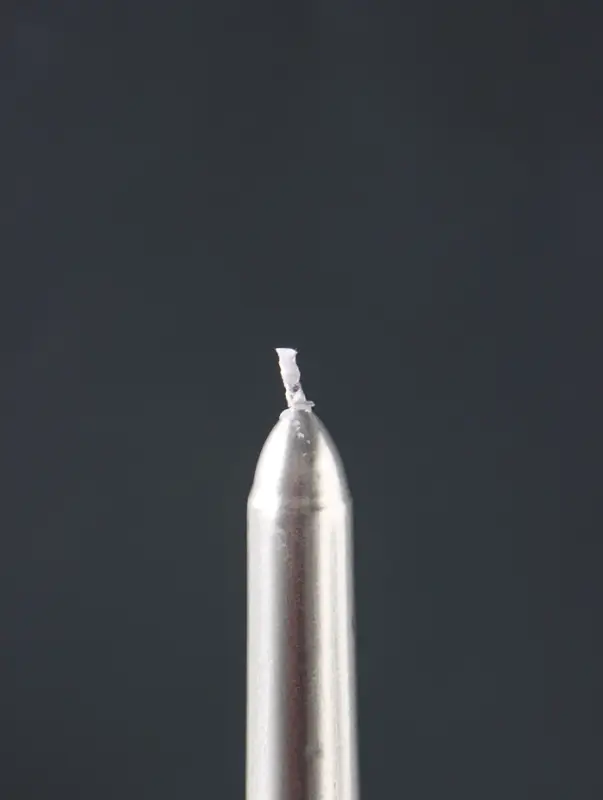 Набор свечей античных, 2.2&times;30 см, 4 шт., серебряный металлик