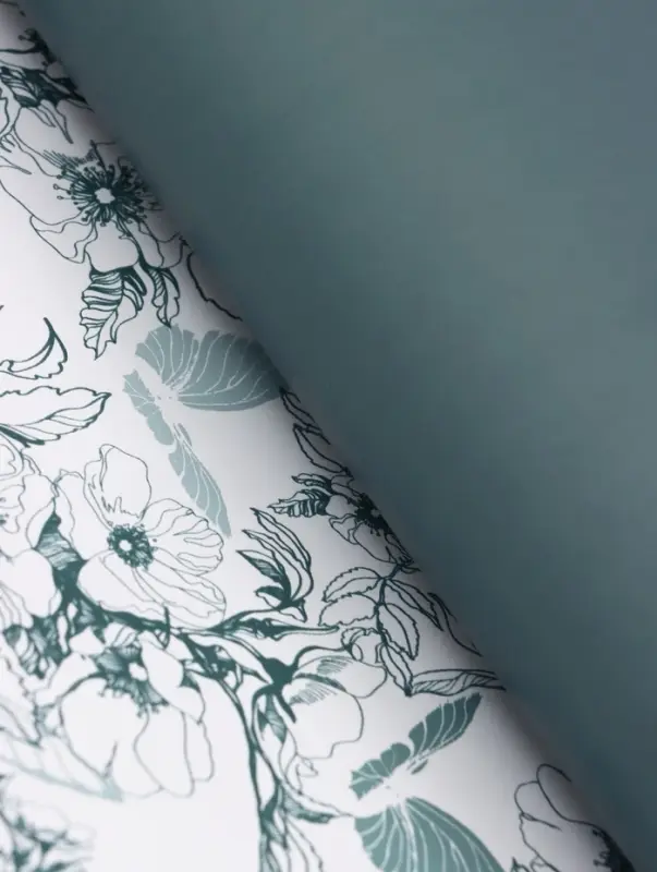 Пленка для цветов, &laquo;Романтичные моменты&raquo;, сине-серый, 57&times;57 см