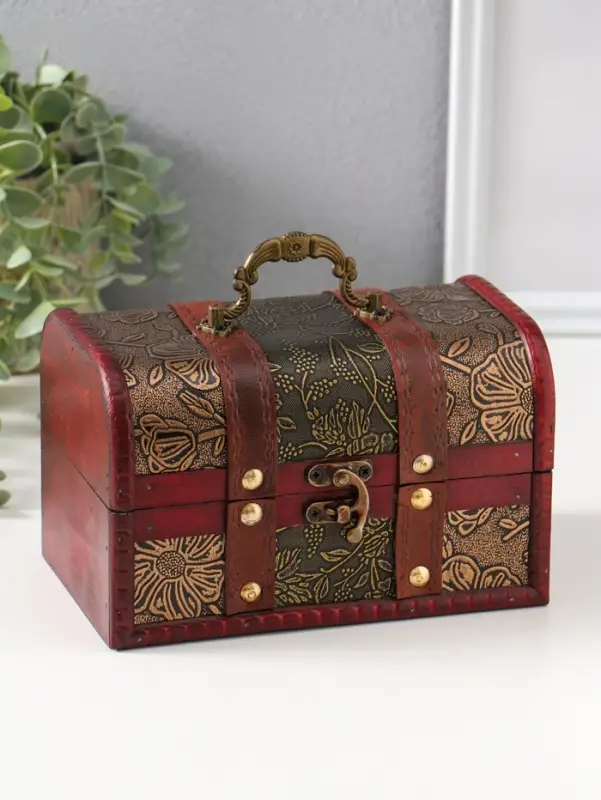 Шкатулка для украшений &laquo;Сундучок. Цветущий сад&raquo;, дерево, 11.5&times;18&times;12 см