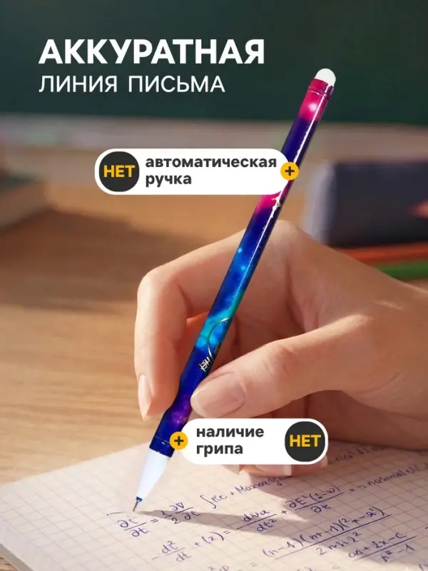 Стираемая ручка &laquo;Знаки зодиака&raquo;, гелевая, синий стержень, узел 0.5 мм, МИКС