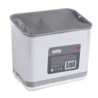 Подставка для столовых приборов тм VETTA, 14,9x10x13,5см, полипропилен, цвет белый