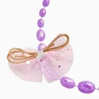Бусы детские Выбражулька «Бант», граненые бусины, 40 см, цвет сиреневый Бусы детские Выбражулька «Бант», граненые бусины, 40 см, цвет сиреневый