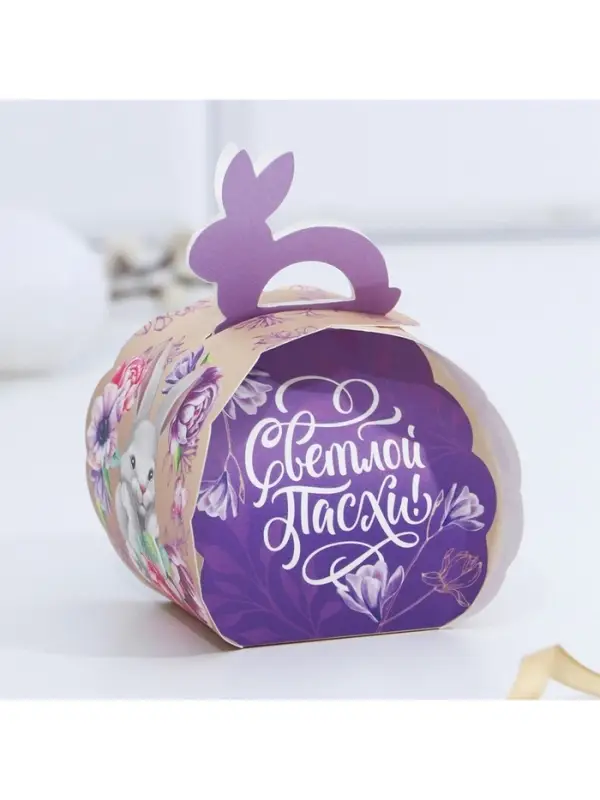 Коробка для яйца &laquo;Заяц&raquo; на пасху