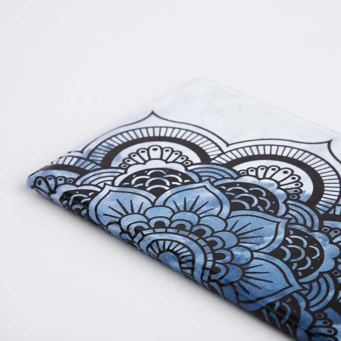 Обложка для паспорта, цвет голубой/серый Обложка для паспорта, цвет голубой/серый