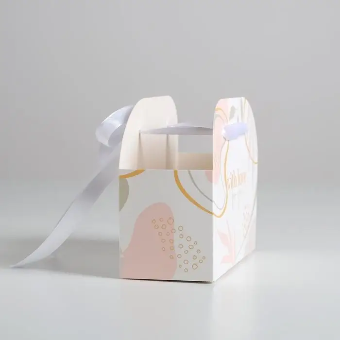 Переноска для цветов складная «With love for you», 17 × 13 × 7 см Переноска для цветов складная «With love for you», 17 × 13 × 7 см