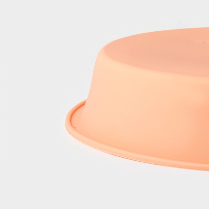 Форма для выпечки Доляна «Круг», силикон, d=22 (по дну d=18 см), h=4,5 см, цвет оранжевый Форма для выпечки Доляна «Круг», силикон, d=22 (по дну d=18 см), h=4,5 см, цвет оранжевый