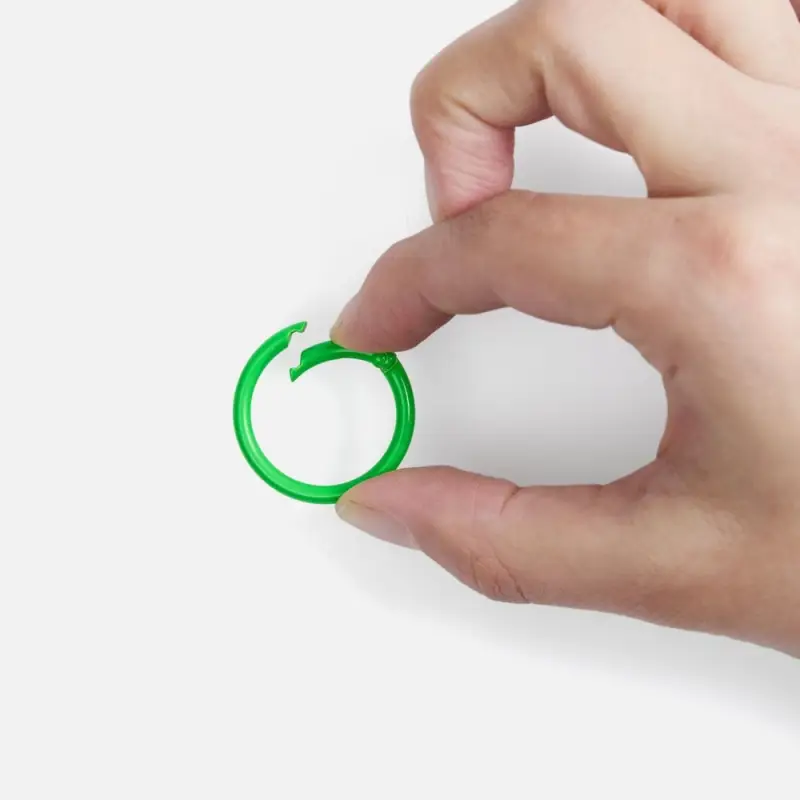 Карабин-кольцо Claus, L, зеленый неон Карабин-кольцо Claus, L, зеленый неон