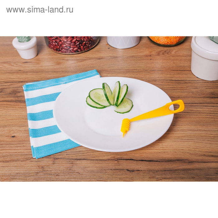 Овощерезка спиралью Доляна «Буратино», 10,5 см, цвет МИКС Овощерезка спиралью Доляна «Буратино», 10,5 см, цвет МИКС