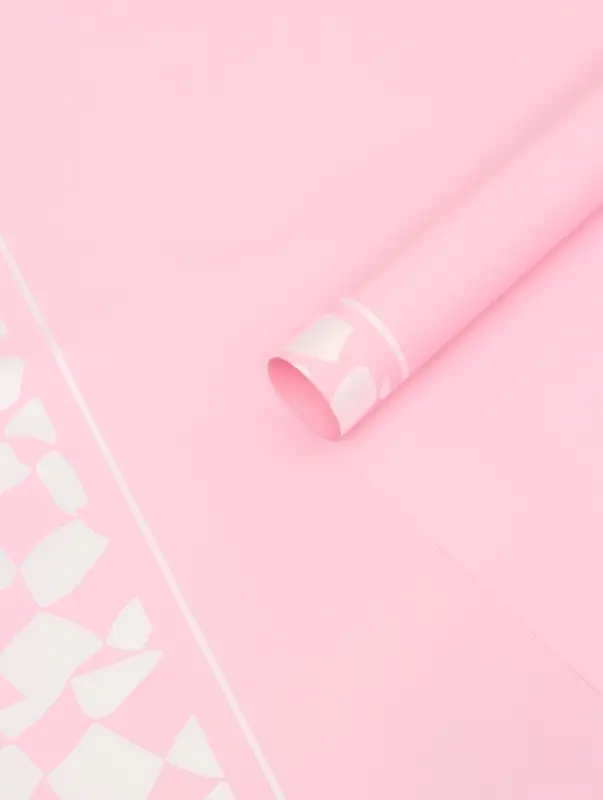 Плёнка флористическая для цветов и букетов, розовая, 57&times;57 см