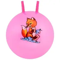 Мяч - прыгун с рожками, d=45 см, МИКС