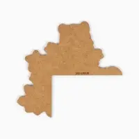 Новогодний декор на раму двери &laquo;Мишка&raquo;, 20.4&times;18.7 см