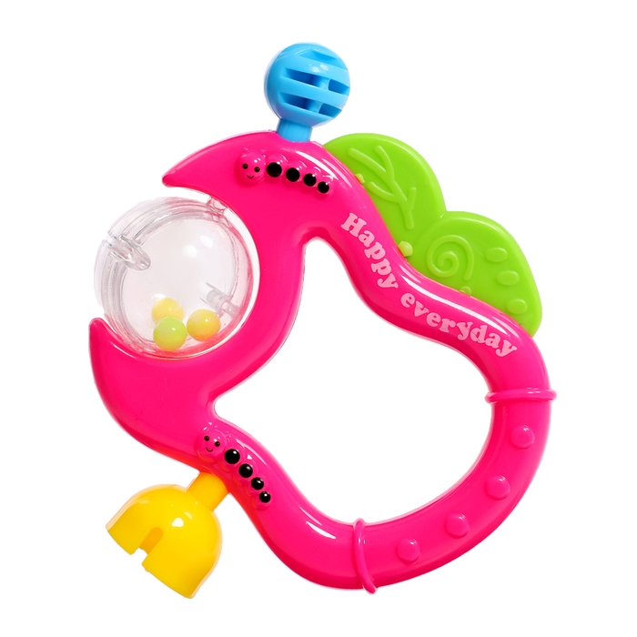 Набор погремушек с прорезывателями, 7 штук в наборе, в контейнере Набор погремушек с прорезывателями, 7 штук в наборе, в контейнере