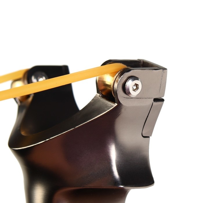 Рогатка спортивная Рогатка спортивная "Графит" со жгутом для стрельбы стрелами, металл, 14 см