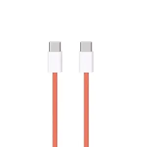 Кабель Type-C на Type-C Iph 17 1m 60W оранжевый