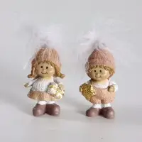 Фигурка &laquo;Малыши с подарком&raquo;, набор 2 шт., 3.5&times;3&times;7 см