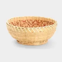 Фруктовница бамбуковая, 19 см