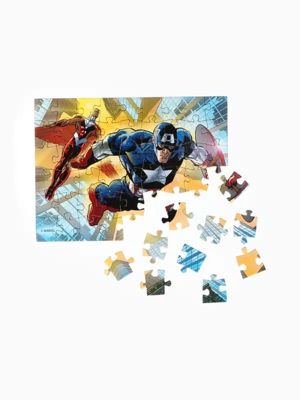 Пазлы детские для мальчиков «Мстители», набор 10в1, 54 детали в каждом