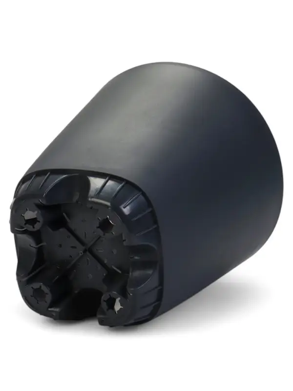 Кашпо с прикорневым поливом 8 л  D-24см, H-25см графит  Кашпо с прикорневым поливом 8 л  D-24см, H-25см графит "Гранд"