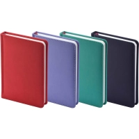 Ежедневник недатированный A6+, 136л, VELVET  темно-синий navy 3-495/16