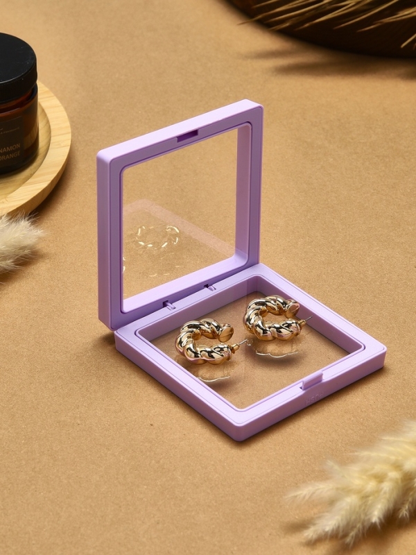 Подставка для украшений «Ромб», 13*12,5*5 см, цвет сиреневый Подставка для украшений «Ромб», 13*12,5*5 см, цвет сиреневый