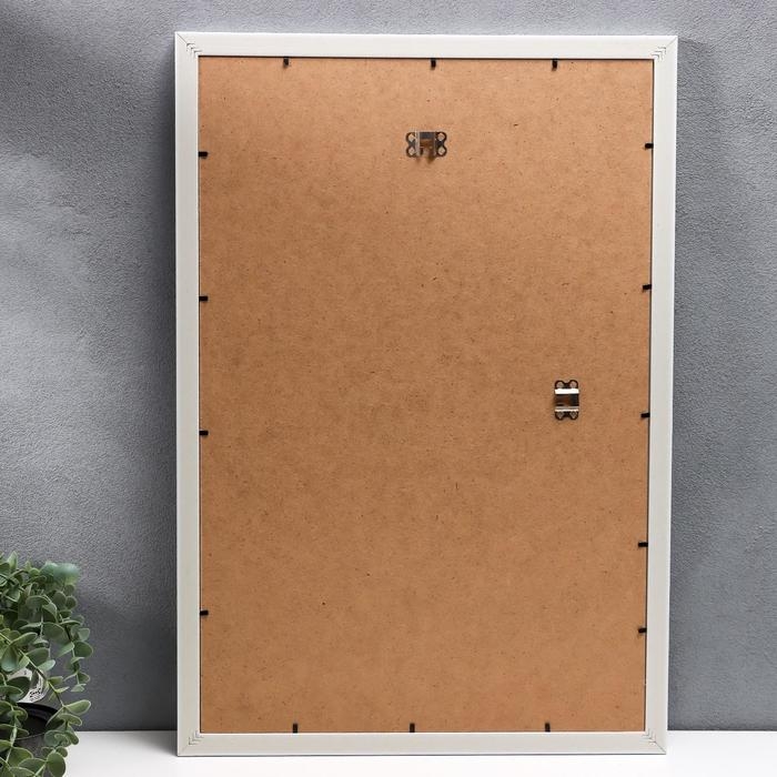 Фоторамка пластик Gallery 40х60 см, 642968-17, белый (пластиковый экран) Фоторамка пластик Gallery 40х60 см, 642968-17, белый (пластиковый экран)