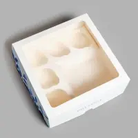 Коробка для капкейков Present, 25&times;25&times;10 см