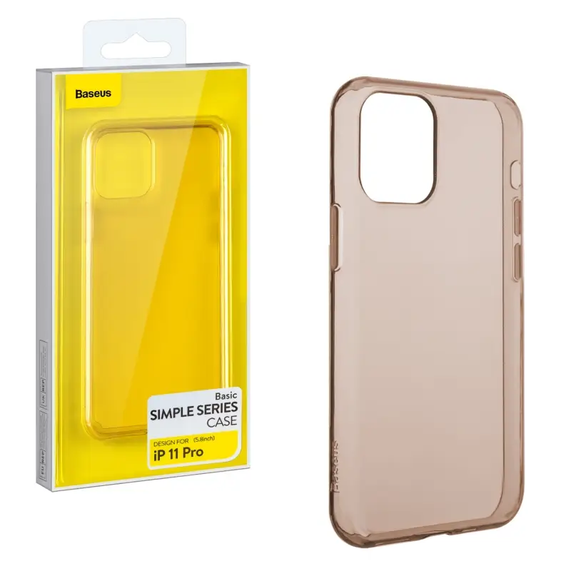 Чехол iPh 11 Pro Simple Series Baseus Gold Чехол iPh 11 Pro Simple Series Baseus Gold