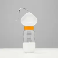 Поилка прогулочная, 585 мл, жёлтая