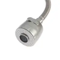 Смеситель для кухни ZEIN Z2390, гибкий излив, картридж керамика 40 мм, нерж. сталь, сатин