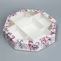 Коробка кондитерская, упаковка, For you, 27 х 27 х 5 см