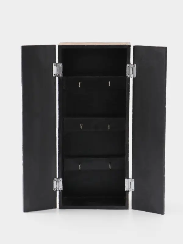 Ключница &laquo;Древо&raquo;, 6 крючков, 14&times;7&times;32 см, МДФ, золотистая