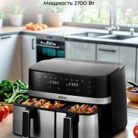 Аэрогриль электрический КТ-2261 - 8.2 л - 2700 Вт