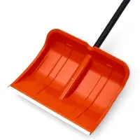 Лопата 500 х 375 мм, пластик, металлический черенок, оцинкованная планка Вьюга №2 Премиум