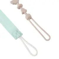 Держатель для соски пустышки, 2 шт, текстиль и силикон, Mum&Baby Держатель для соски пустышки, 2 шт, текстиль и силикон, Mum&Baby