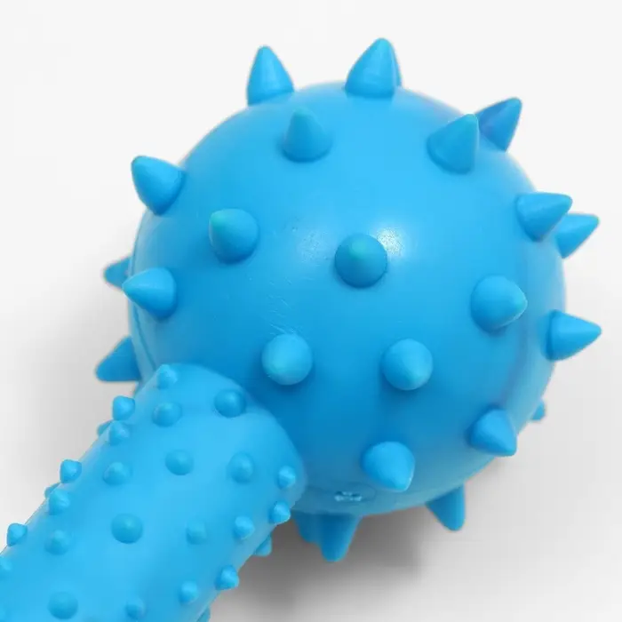 Жевательная игрушка для собак &laquo;Грозная гантель&raquo;, 15&times;5 см, синяя