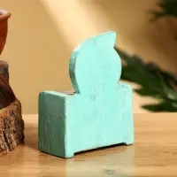 Календарь настольный &laquo;Ракушка&raquo;, 7&times;4&times;9 см, дерево, бирюзовый