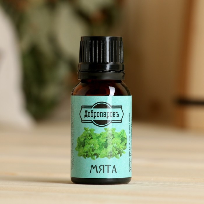 Эфирное масло  Эфирное масло "Мята", флакон-капельница, 17 мл "Добропаровъ"