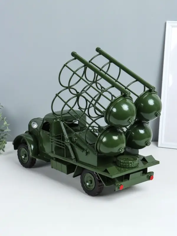 Фигурка металл, держатель для бутылок &laquo;Грузовик&raquo;, мини-бар на 4 бутылки, зелёный