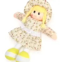 Мягкая игрушка &laquo;Кукла&raquo;, в шляпке и платьишке, цвет МИКС